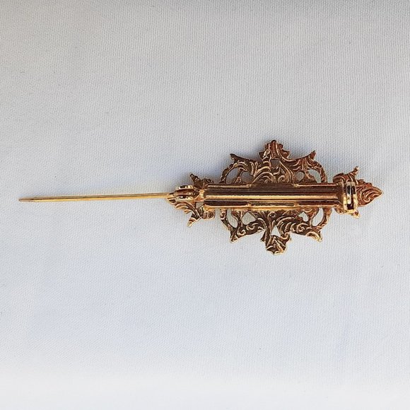 VINTAGE 1980s Gold and Pearl Scatter Pins Set - Picture 7 of 10